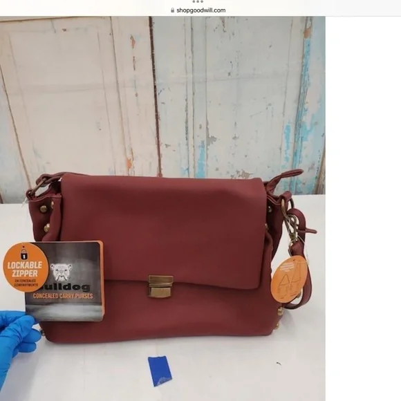 Bulldog purse concealed carry adjustable strap convertible Crossbody bag new - Picture 14 of 16